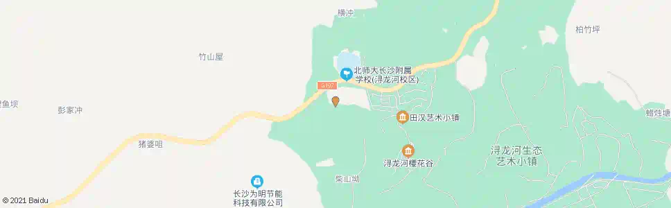 长沙油麻坡_公交站地图_长沙公交_妙搜公交查询2025