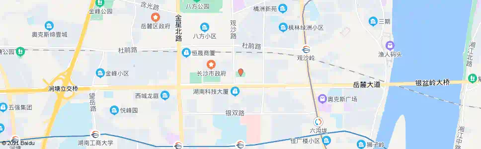 长沙毛泽东文学院_公交站地图_长沙公交_妙搜公交查询2025