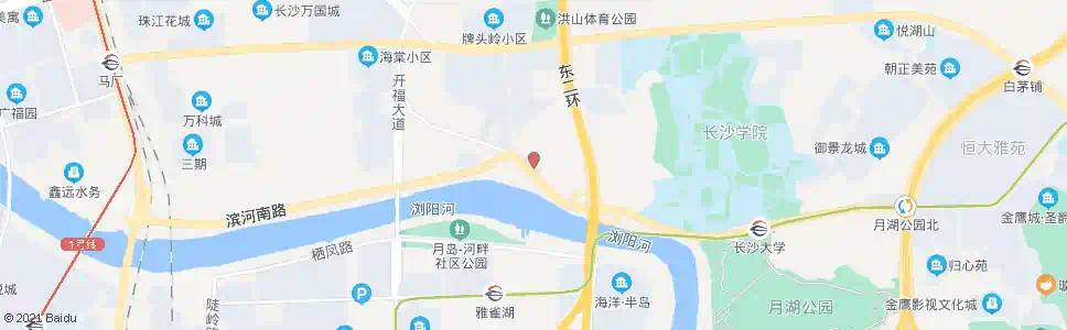 长沙163医院(洪山桥)_公交站地图_长沙公交_妙搜公交查询2025