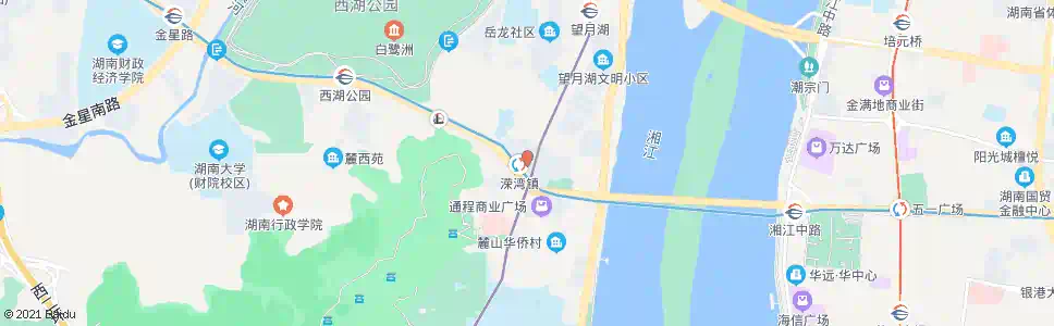 长沙溁湾镇站_公交站地图_长沙公交_妙搜公交查询2025