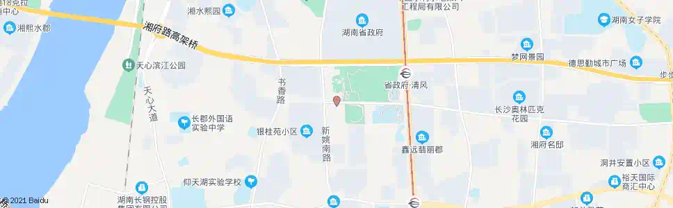 长沙省艺术馆_公交站地图_长沙公交_妙搜公交查询2025