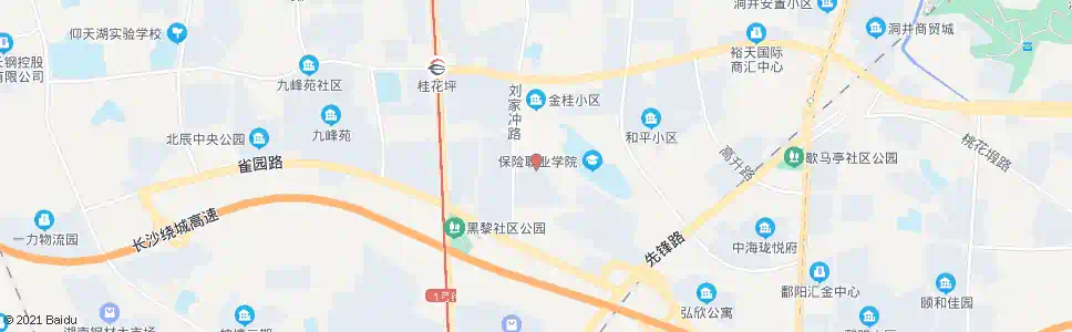 长沙中保公司_公交站地图_长沙公交_妙搜公交查询2025