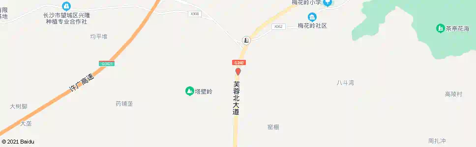 长沙虾蟆塘_公交站地图_长沙公交_妙搜公交查询2025