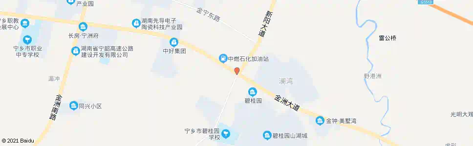 长沙欧洲路口_公交站地图_长沙公交_妙搜公交查询2025