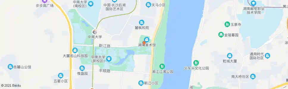 长沙靳江路潇湘路口_公交站地图_长沙公交_妙搜公交查询2025