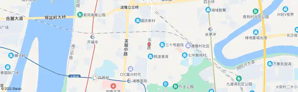长沙王家垅_公交站地图_长沙公交_妙搜公交查询2025