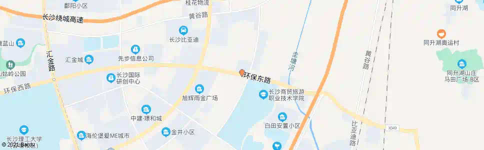 长沙环保大道兴安路口_公交站地图_长沙公交_妙搜公交查询2025