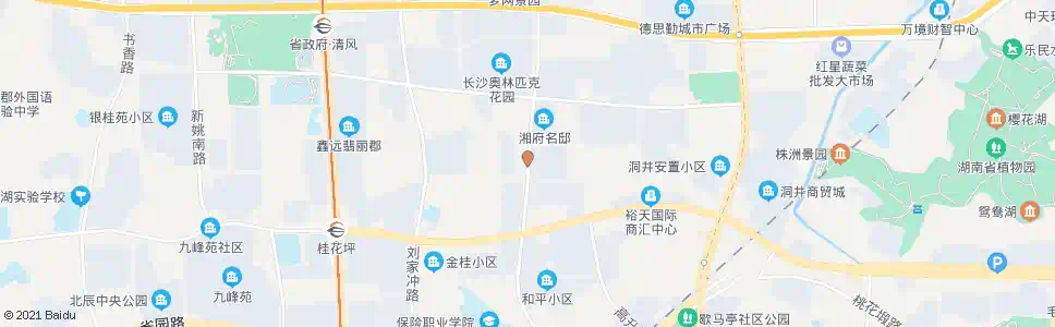 长沙万芙路桂花坪路口_公交站地图_长沙公交_妙搜公交查询2025