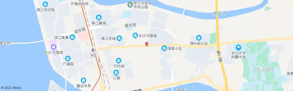 长沙八家大屋_公交站地图_长沙公交_妙搜公交查询2025