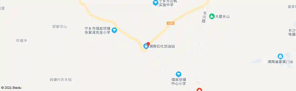 长沙煤城大道_公交站地图_长沙公交_妙搜公交查询2025