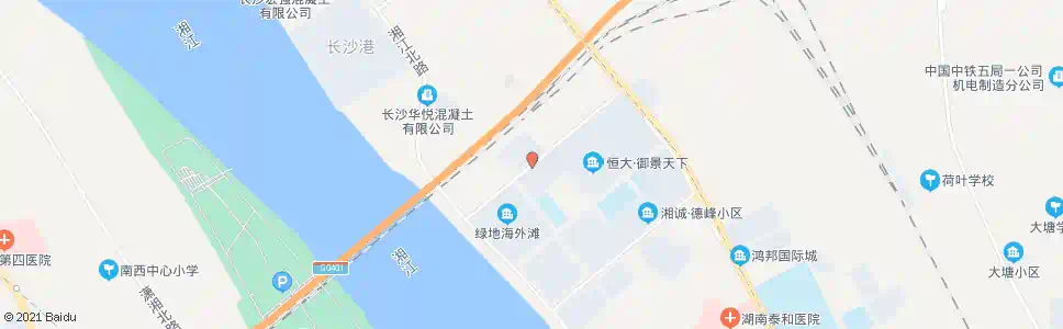 长沙冯蔡路鹅羊山村路口_公交站地图_长沙公交_妙搜公交查询2025