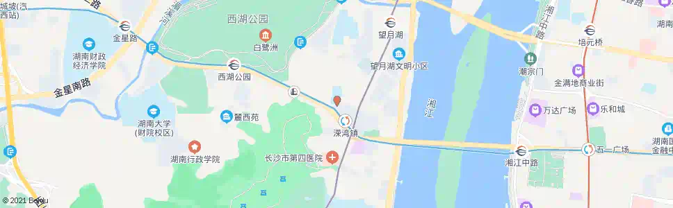 长沙高叶塘(溁湾路)_公交站地图_长沙公交_妙搜公交查询2025