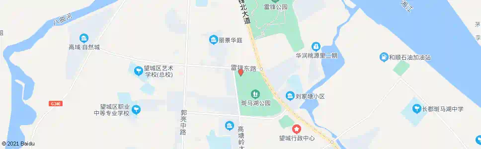 长沙斑马湖_公交站地图_长沙公交_妙搜公交查询2025
