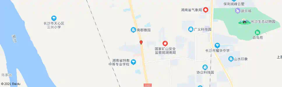 长沙省建四公司_公交站地图_长沙公交_妙搜公交查询2025