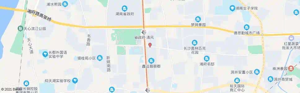 长沙杉木冲路芙蓉路口_公交站地图_长沙公交_妙搜公交查询2025