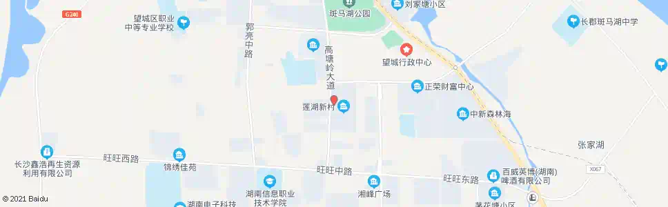 长沙莲湖重建地北_公交站地图_长沙公交_妙搜公交查询2025