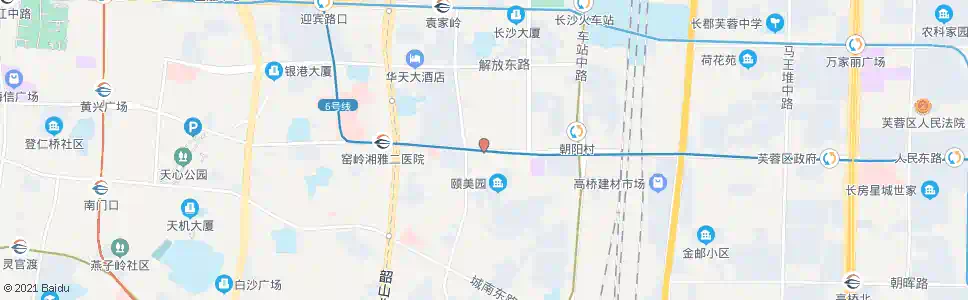 长沙木莲路曙光路口_公交站地图_长沙公交_妙搜公交查询2025