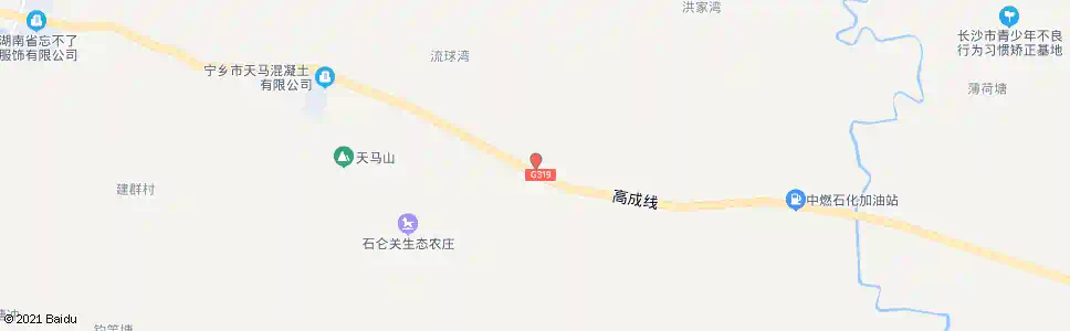 长沙油草铺村_公交站地图_长沙公交_妙搜公交查询2025
