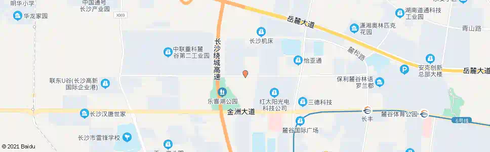 长沙林语路嘉运路口_公交站地图_长沙公交_妙搜公交查询2025