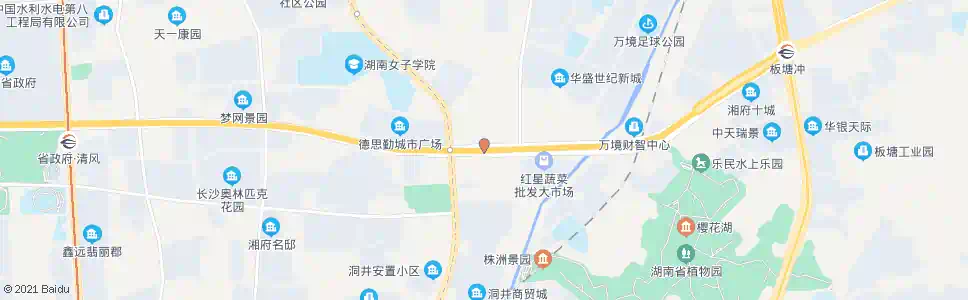 长沙莲花小区_公交站地图_长沙公交_妙搜公交查询2025