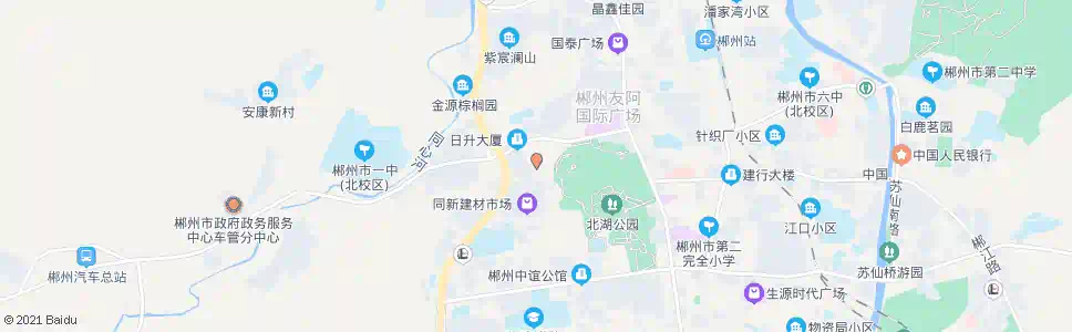郴州同新农贸市场_公交站地图_郴州公交_妙搜公交查询2025