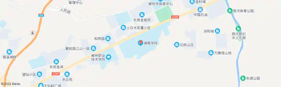 郴州湘南学院_公交站地图_郴州公交_妙搜公交查询2025