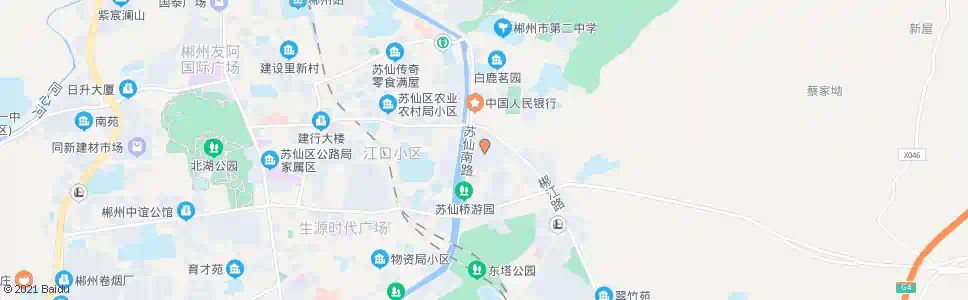 郴州南岭山庄(苏仙南路)_公交站地图_郴州公交_妙搜公交查询2025