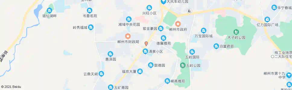 郴州鸿翔尚城_公交站地图_郴州公交_妙搜公交查询2025