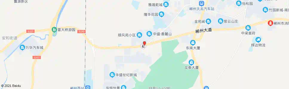 郴州盛世雅苑_公交站地图_郴州公交_妙搜公交查询2025