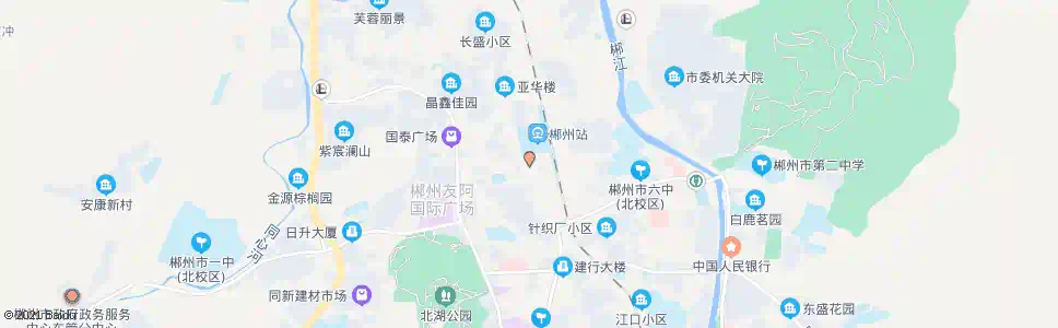 郴州火车站广场南_公交站地图_郴州公交_妙搜公交查询2025