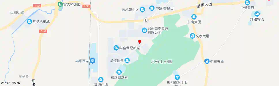 郴州集汇满庭芳(临时站)_公交站地图_郴州公交_妙搜公交查询2025