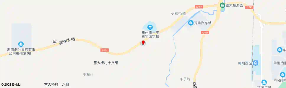 郴州菁华园_公交站地图_郴州公交_妙搜公交查询2025