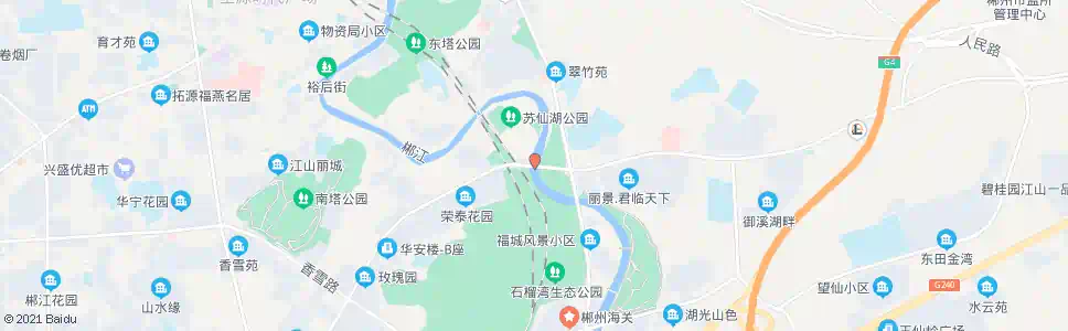 郴州石榴湾大桥_公交站地图_郴州公交_妙搜公交查询2025