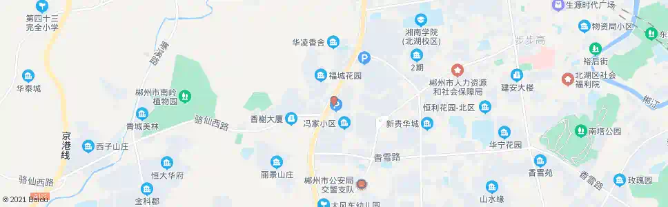 郴州万家灯火酒店_公交站地图_郴州公交_妙搜公交查询2025
