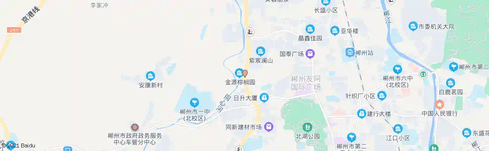 郴州榈棕园_公交站地图_郴州公交_妙搜公交查询2025