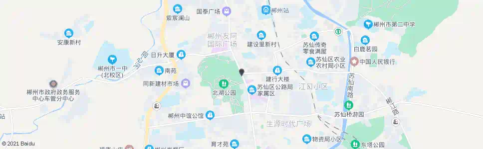 郴州友谊中皇城_公交站地图_郴州公交_妙搜公交查询2025