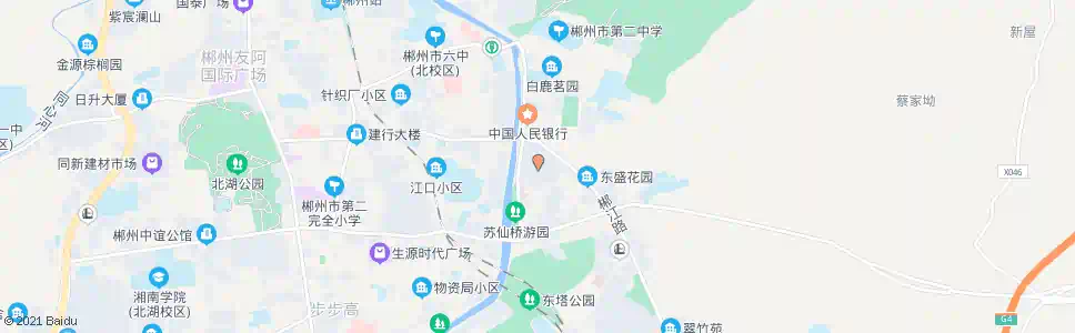 郴州南岭山庄(郴江路)_公交站地图_郴州公交_妙搜公交查询2025