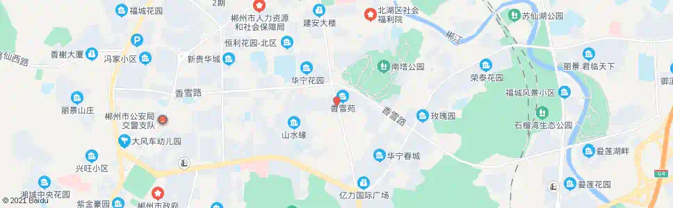 郴州香樟苑_公交站地图_郴州公交_妙搜公交查询2025