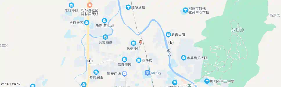 郴州协作路高架桥_公交站地图_郴州公交_妙搜公交查询2025