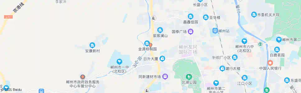 郴州棕榈园_公交站地图_郴州公交_妙搜公交查询2025