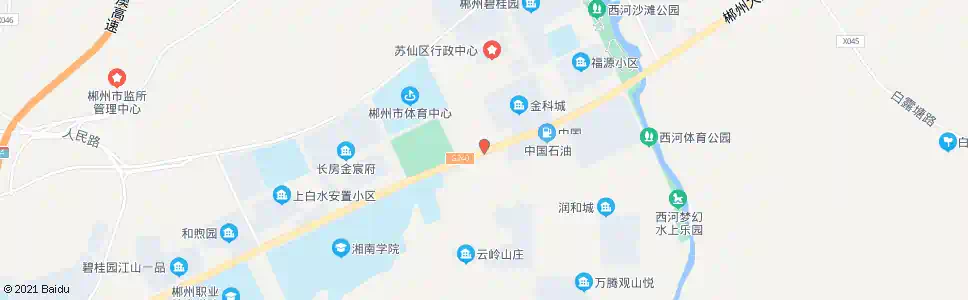 郴州高斯贝尔金科城_公交站地图_郴州公交_妙搜公交查询2025