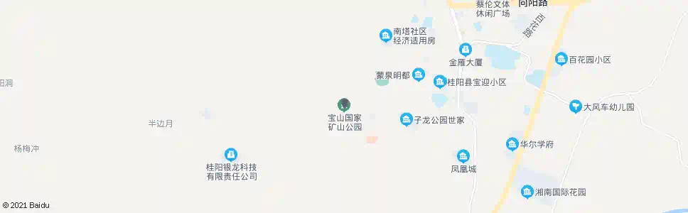 郴州桂阳宝山公园_公交站地图_郴州公交_妙搜公交查询2025