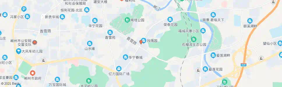 郴州香雪桥东_公交站地图_郴州公交_妙搜公交查询2025