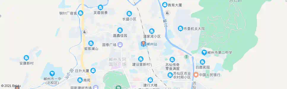 郴州烈士园_公交站地图_郴州公交_妙搜公交查询2025
