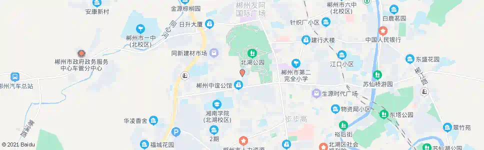 郴州体育训练基地_公交站地图_郴州公交_妙搜公交查询2025