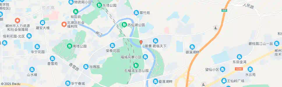郴州石榴湾大桥南_公交站地图_郴州公交_妙搜公交查询2025