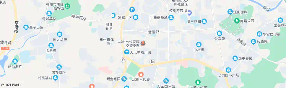 郴州市交警支队_公交站地图_郴州公交_妙搜公交查询2025