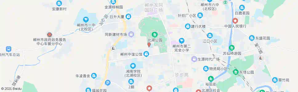 郴州体育馆_公交站地图_郴州公交_妙搜公交查询2025