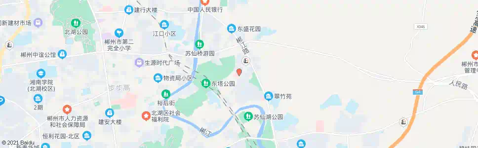 郴州第二人民医院_公交站地图_郴州公交_妙搜公交查询2025