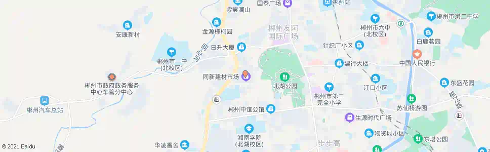 郴州竹叶冲路口_公交站地图_郴州公交_妙搜公交查询2025